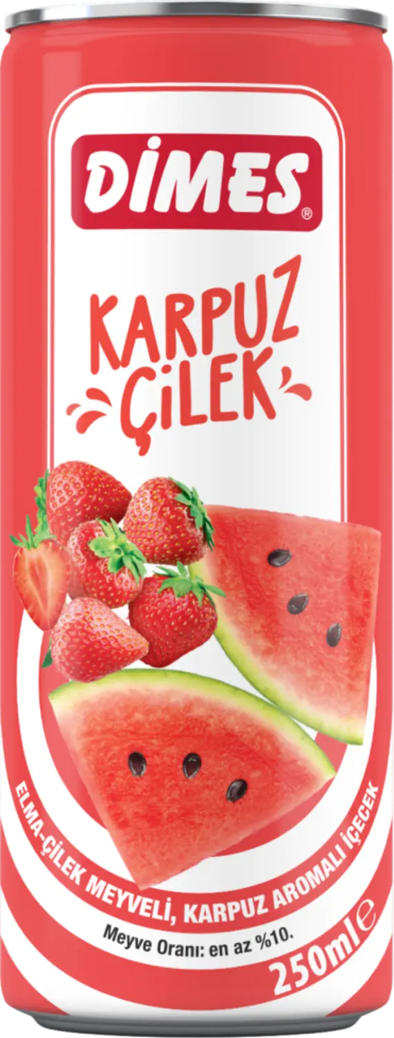 Dimes Karpuz Çilek Kutu 250 ml