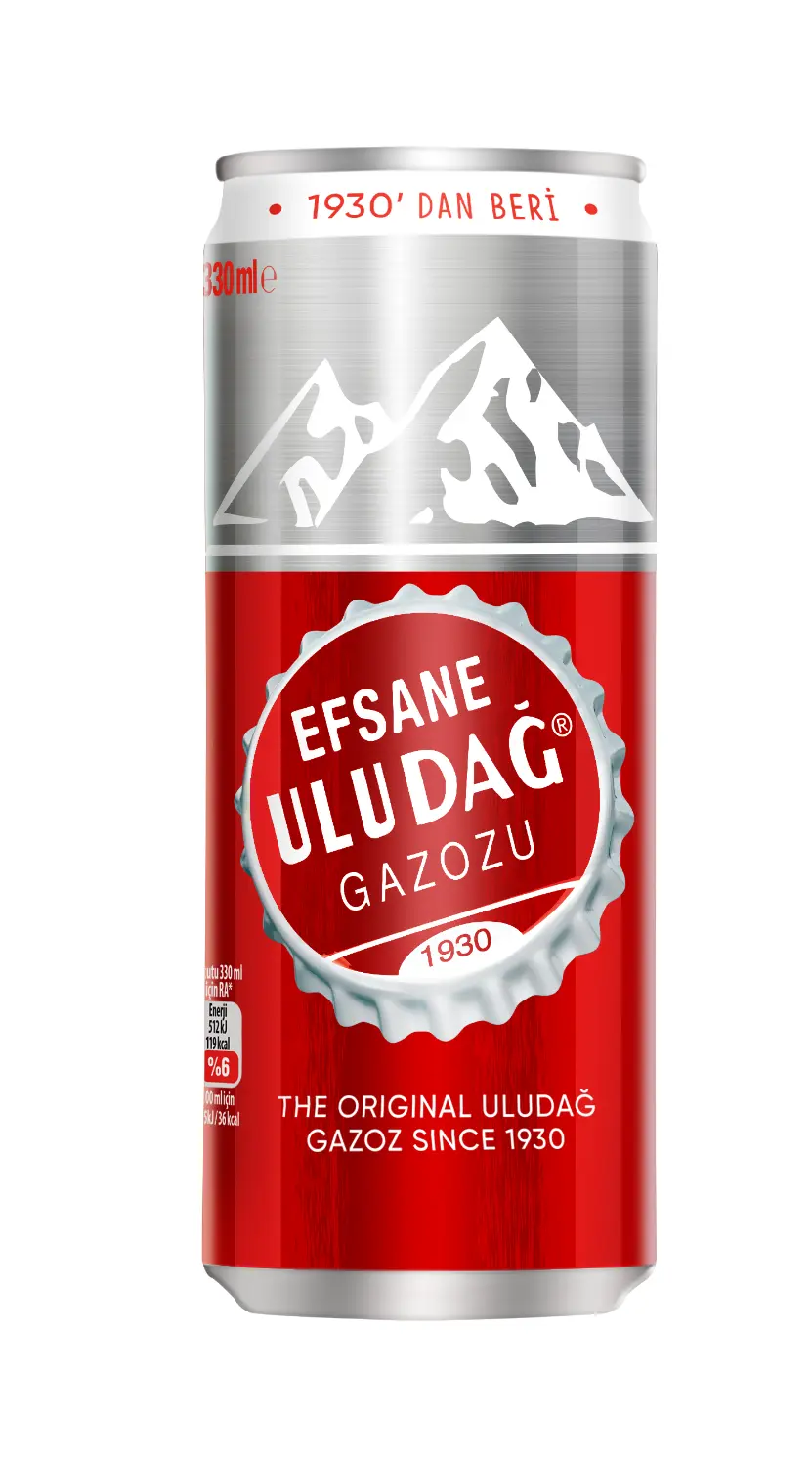 Uludağ Efsane Gazoz Kutu 330 ml