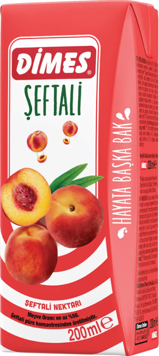 Dimes Şeftali Meyve Suyu 200 ml