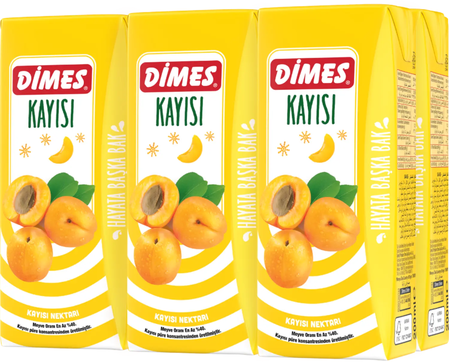 Dimes Kayısı Nektarı 6x200 ml