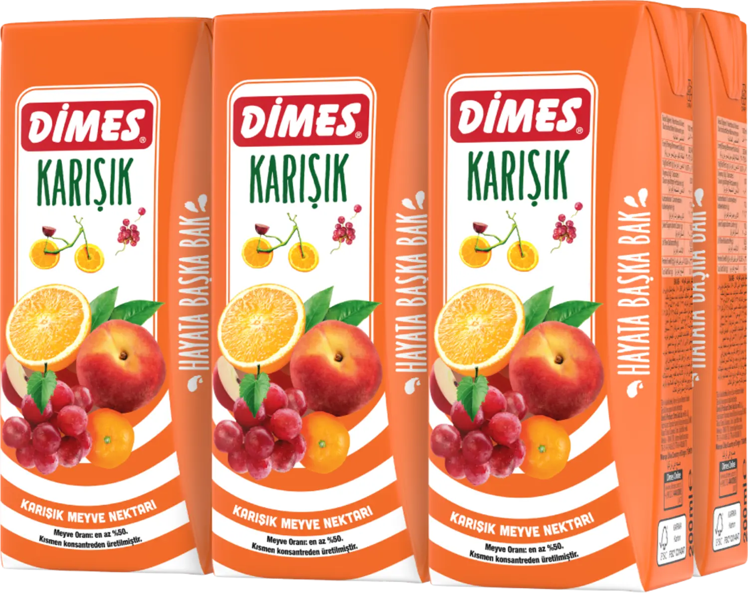 Dimes Karışık Meyve Nektarı 6x200 ml