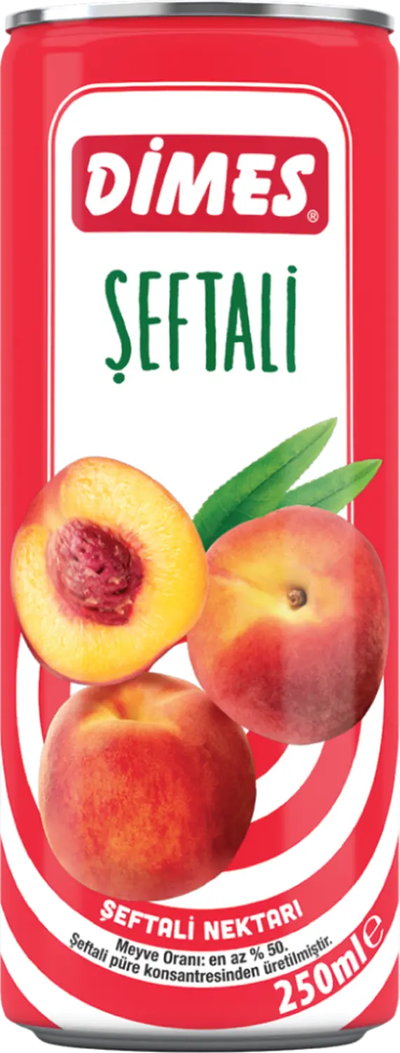 Dimes Şeftali Nektarı Kutu 250 ml