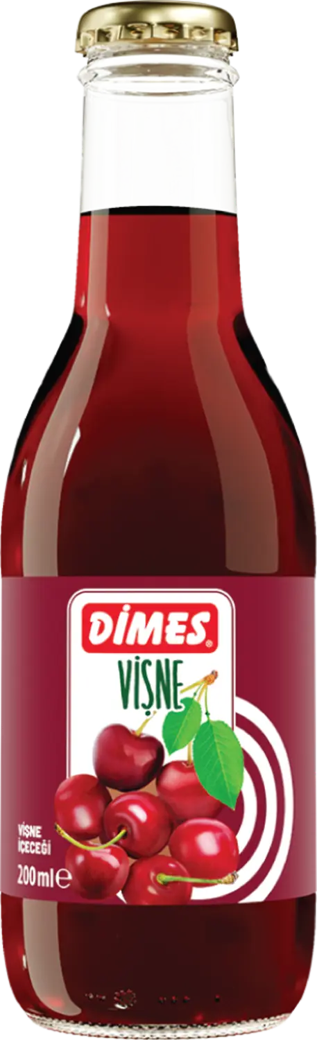 Dimes Vişne İçeceği Cam 200 ml