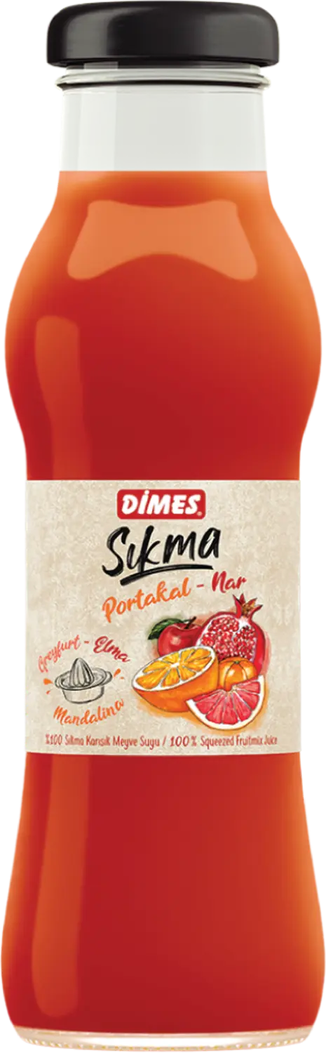 Dimes Sıkma Portakal-Nar Cam 250 ml