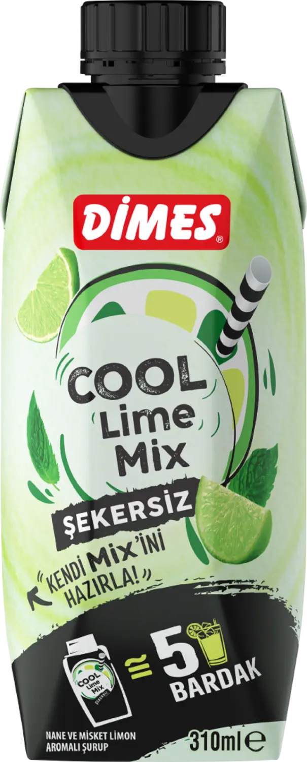 Dimes Cool Lime Mix Şekersiz 310 ml